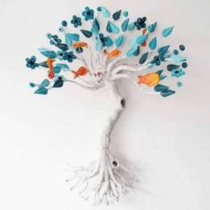 Escultura Árbol de la Vida para Colgar en la Pared