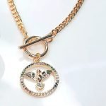 Cadena de Acero con Dije de Aguila