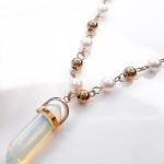 Caden Acero de Titanio con Dije de Cuarzo