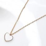 Set Cadena con Dije de Corazón y aretes