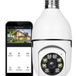 Cámara para bombilla 360 Wifi para el hogar