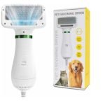 Cepillo secador de mascotas 2 en 1