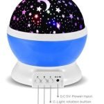 Lampara Proyector De Estrellas Giratoria