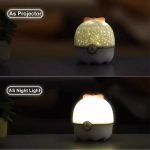 Lámpara de estrellas con parlantes infantil para niños y niñas